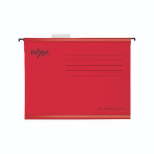 Rexel Red Classic Susp Files Pk25