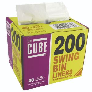 Le Cube Swing Bin Liners Pk200