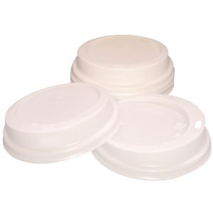 35cl Paper Cup Lids White Pk100