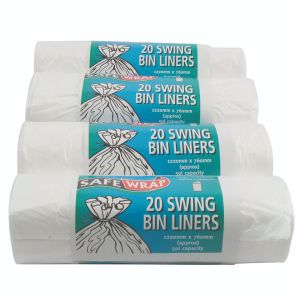 Safewrap Swing Bin Liner Pk4 Pack 80