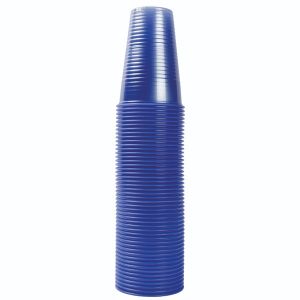 Mycafe Plastic Cups 7Oz Blue Pk1000