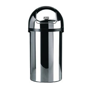 Chrome 50 Litre Push Bin 311733