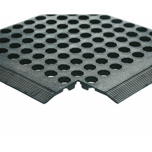 Black Rubber Worksafe Mat 312475