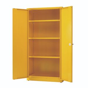 Hazardous Stor Cab 72x36x18in Ylw
