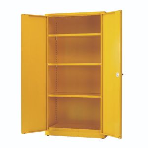 Hazardous Stor Cab 72x36x18in Ylw