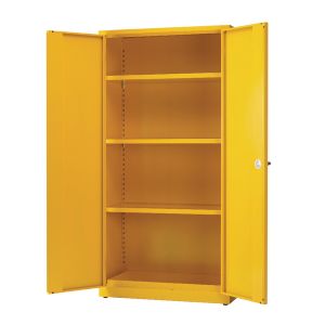 Yellow 3Shf Haz Storage Cabinet 72in