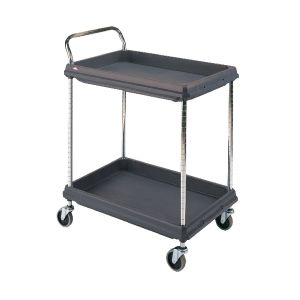 2Tier Deep Ledge Trolley Blk 322447