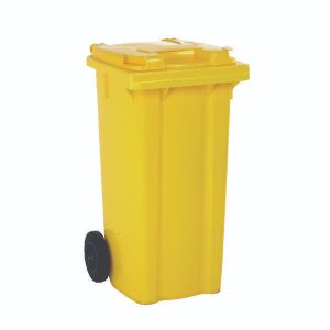 Refuse Container 240L 2 Wheel Ylw