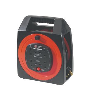 Extension Cable Reel 20m 4-Socket