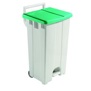 90L Mob Pedal Bin Lid Green 357005