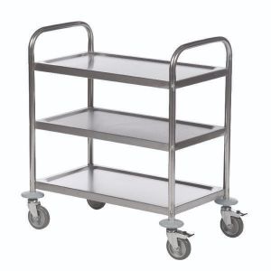 3 Tier Stainless Steel Trolley