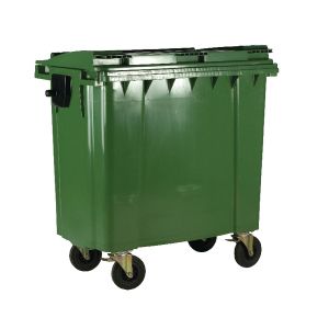 1100L Grn Wheeled Bin / Lid 377395