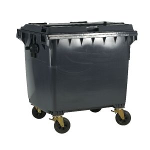 1100L Grey Wheeled Bin / Lid 377396