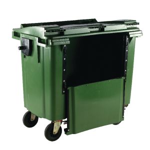 770L Drop Front Wheellie Bin Green