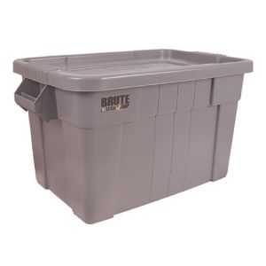 Brute Tote Box/Lid 75L Grey 382216