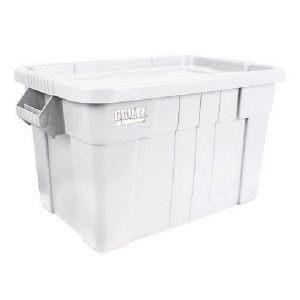 Brute Tote Box/Lid 75L White 382217