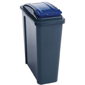 Vfm Recycling Bin 25L Blu Lid 385286