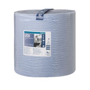 Tork W1 Wiping Paper Plus 2-Ply Blue