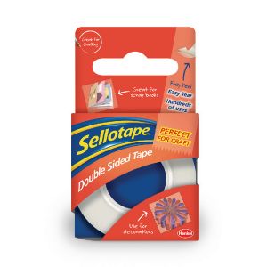 Sellotape Dbl Sided 15mm Tape Pk12