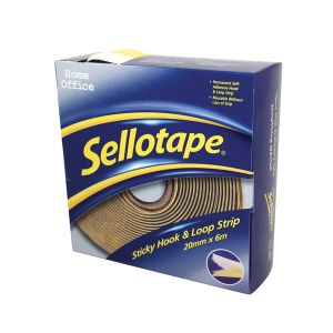 Sellotape Sticky Hook and Loop Strip