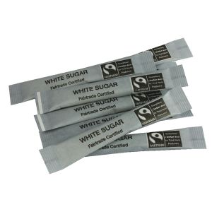 Fair Trade White Sugar Sticks Pk1000