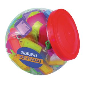 Kevron Clicktab Keyring Tub 150 Ast