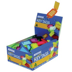 Kevron Clicktag Keyring Asstd Pk100