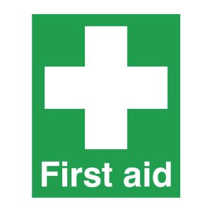 Signslab First Aid Sign PVC 100x250