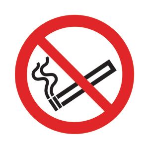 Signslab No Smoking Symb S/A 50x50mm