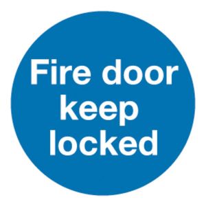 Fire Door K/Locked 100x100mm S/A