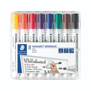 Staedtler Lumo 351 Drywipe Ast Pk8 Staedtler Lumo 351 Drywipe Ast Pk8