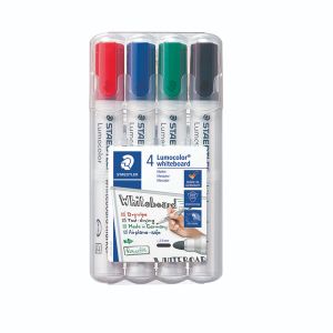 Staedtler Lumo 351 Drywipe Ast Pk4