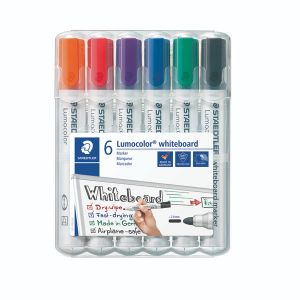 Staedtler Lumo 351 Drywipe Ast Pk6