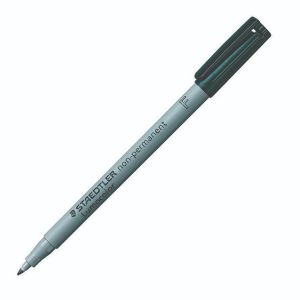 Staedtler Lumocolor F Wbase Blk Pk10