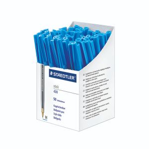 Staedtler Blue Med Stick Bpoint Pk50