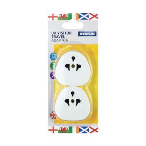 Status UK Travel Adaptor Pack of 2
