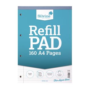 Silvine Narrow Rld Refill Pad A4 Pk6