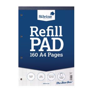 Silvine Square 5mm Refill Pad A4 Pk6