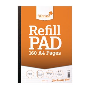 Silvine Punched Refill Pad SB A4 Pk6