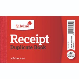Silvine Dup Receipt Book 228 Pk36