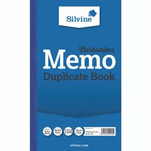 Silvine Dupl Memo Book 701-T Pk6