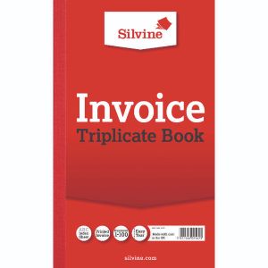 Silvine Triplicate Bk 8.25x5 Inv 619