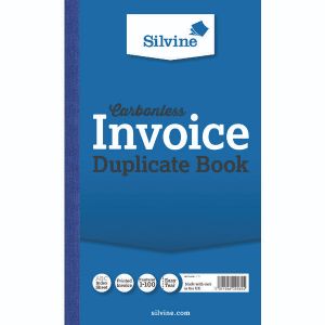 Silvine Dup Invoice Book 711-T Pk6