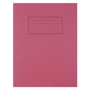 Silvine 9x7 Exer Books R/M Red Pk10