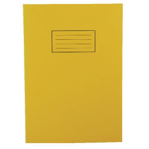 Silvine Lined Ex Book Yellow Pk10
