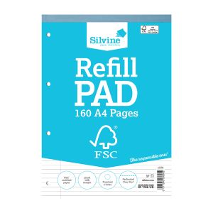 Silvine Everyday A4 Rfl Pad Pk5