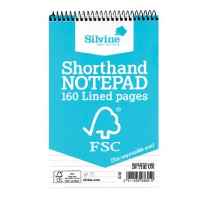 Silvine Shorthand Notepad 160P P10