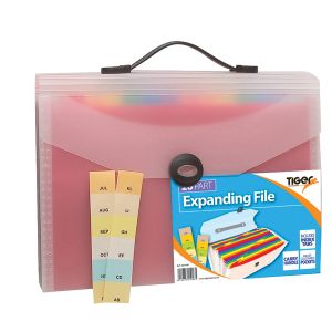 Tiger A4 Expanding File 6Pk