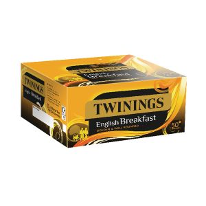 Twinings English BFstTea Bag x50 Pk6 Twinings English BFstTea Bag x50 Pk6