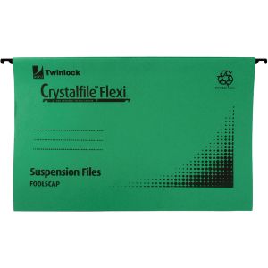 Rexel Crystalfile Flx Std Fc Grn P50